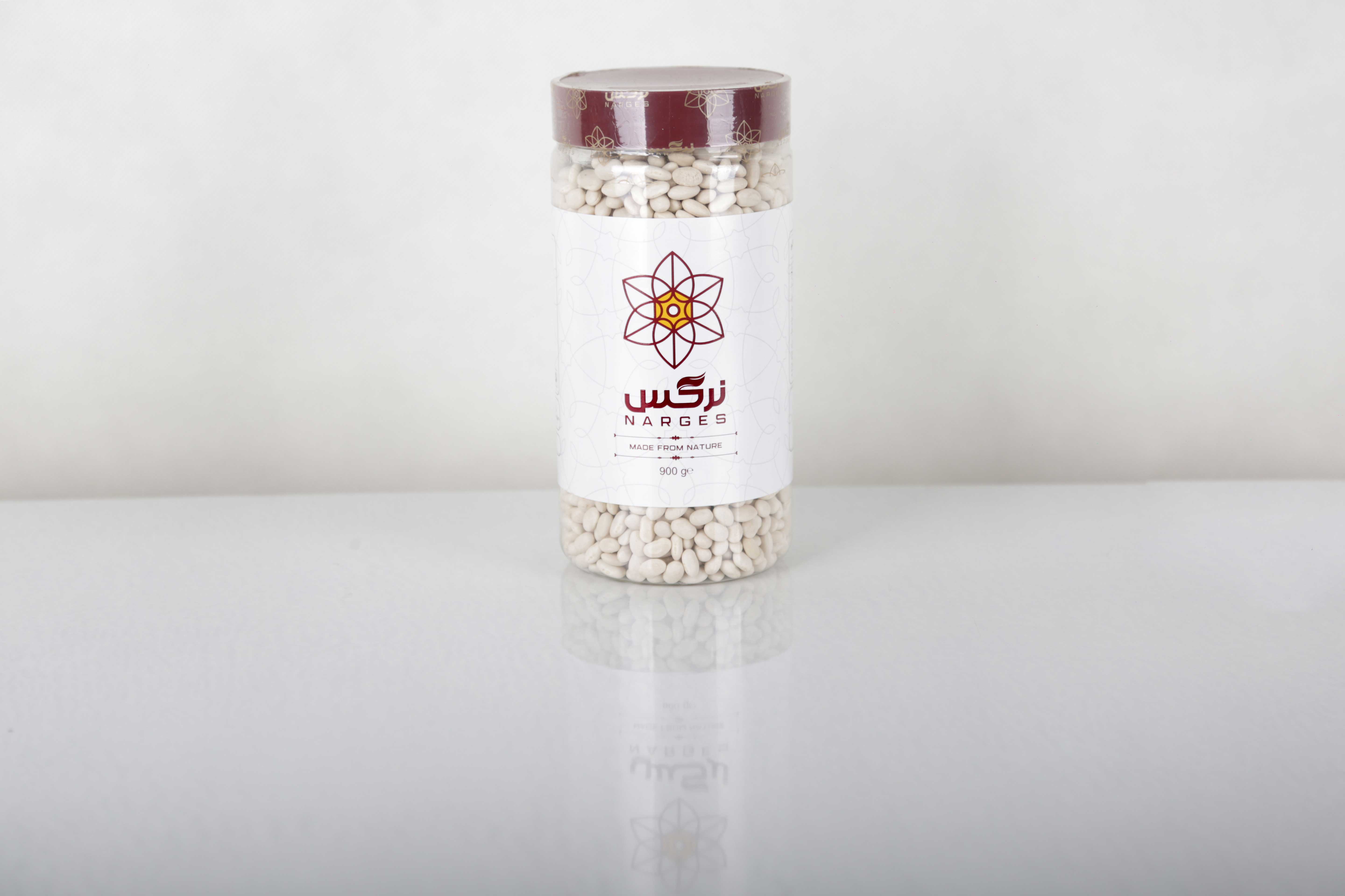 لوبیا سفید ۹۰۰ گرم (بطری)